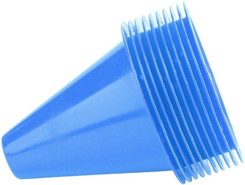woobles Soccer Training Cone, Agility Soccer Disc Cones Barriers Plastic Marker Holder Sports Accessory (10pcs)(Blue) - Image 1